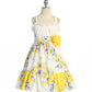 Ruffle Floral Cotton Dress