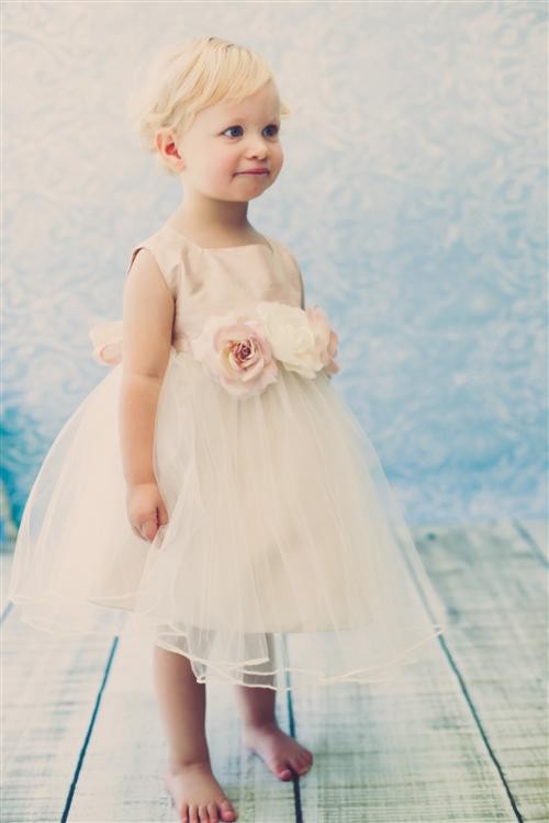 Poly Silk Tulle Baby Dress