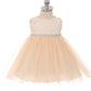 Dress - Lace Baby Dress W/ Thick Pearl Trim