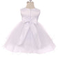 Dress - Lace & Beads Trim Baby Dress